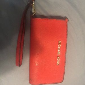 Red Michael Kors Wallet